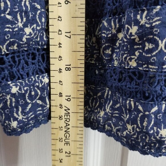 Wilfred Blue and White Patterned Top - Picture 4 of 5